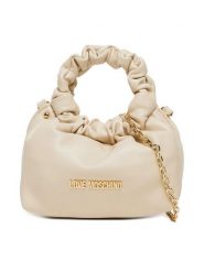 LOVE MOSCHINO Torebka JC4253PP0MKT0110 Écru. Torebki klasyczne Love Moschino, bez wzorów, ze skóry, bez dodatków. Za 309.99 zł.