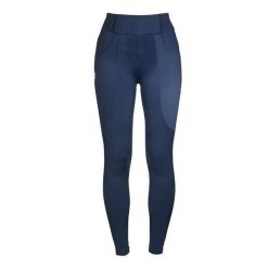 Damskie legginsy jeździeckie z pełną przyczepnością Equestrian Stockholm Jump Su. Niebieskie legginsy EQUESTRIAN STOCKHOLM, bez wzorów, z tkaniny, eleganckie. Za 716.65 zł.