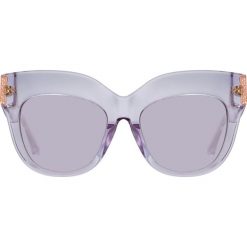 Okulary Dunaway LINDA FARROW. Brązowe okulary przeciwsłoneczne Linda Farrow, bez wzorów, szklane. Za 1,699.00 zł.