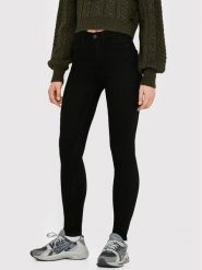 Noisy May Jeansy Callie 27007982 Czarny Skinny Fit. Czarne jeansy Noisy May, bez wzorów, z bawełny. Za 79.99 zł.