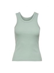 ONLY T-Shirt 31371 Zielony Comfort Fit. Zielone t-shirty ONLY, s, bez wzorów, bez kołnierzyka, bez ramiączek. Za 59.99 zł.