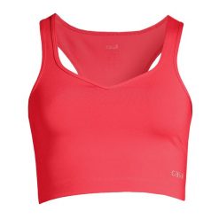 Top treningowy damski Casall Heart Shape Sport. Czerwone topy sportowe Casall, xs, bez wzorów, na fitness i siłownię. Za 109.99 zł.