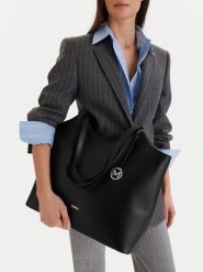 MEXX Torebka CEO-MEXX-L-003-09 Czarny. Czarne shopper bag Mexx, bez wzorów, z materiału, bez dodatków. Za 229.99 zł.