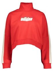 Adidas Bluza w kolorze czerwonym rozmiar: 32. Czerwone bluzy adidas, bez wzorów, bez ramiączek, bez kaptura. Za 87.81 zł.