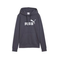 Damska bluza z kapturem z logo No.1 ESS PUMA. Szare bluzy Puma, na jesień, uniwersalny, bez wzorów, z bawełny, klasyczne, bez ramiączek, z kapturem. Za 229.00 zł.