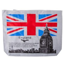 Torba damska materiałowa mix wzór 40x30cm/DIA5031. Shopper bag Daily International Home, bez wzorów, z materiału, bez dodatków. Za 22.90 zł.