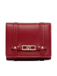 Armani Exchange Portfel XW002613 AF15632 U5102 Czerwony. Czerwone portfele Armani Exchange, bez wzorów, ze skóry. Za 329.99 zł.