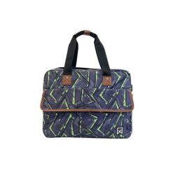 Torba na bagażnik rowerowy Willex Shopper Eco. Zielone shopper bag Willex, bez wzorów, sportowe, bez dodatków. Za 355.00 zł.