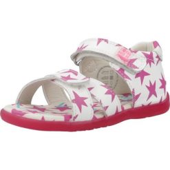 Sandały AGATHA RUIZ DE LA PRADA 242904A Biały. Białe sandały Agatha Ruiz de la Prada, bez wzorów, ze skóry, bez obcasa, bez zapięcia. Za 246.33 zł.