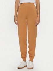 Armani Exchange Spodnie dzianinowe 6DYP1J YME3Z 1788 Pomarańczowy Regular Fit. Brązowe spodnie materiałowe Armani Exchange, bez wzorów, z dzianiny. Za 309.99 zł.
