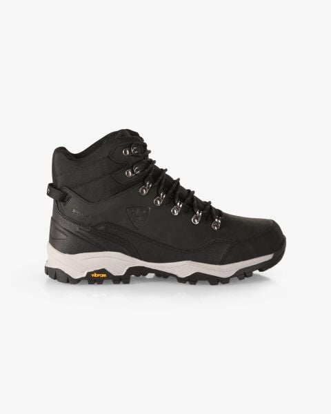 Buty trekkingowe Kilpi Tracker WP High. Czarne buty trekkingowe Kilpi, z materiału, bez zapięcia. Za 473.69 zł.