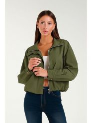 Tamba Kurtka w kolorze khaki rozmiar: 36/38. Brązowe kurtki Tamba, bez wzorów, bez kaptura. Za 176.08 zł.