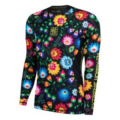 Koszulka Sportowa Rashguard damski MMA EXTREME HOBBY FOLK 2. Białe t-shirty sportowe EXTREME HOBBY, m, bez wzorów, z bawełny, bez ramiączek, na fitness i siłownię. Za 209.00 zł.