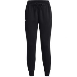 Polarowe Spodnie Joggery Under Armour Ua Rival Damskie. Białe spodnie dresowe Under Armour, bez wzorów, z polaru, długie. Za 335.00 zł.