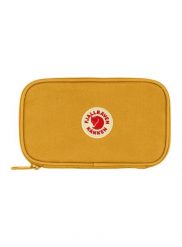 Portfel Fjallraven Kanken Travel Wallet - ochre. Żółte portfele Fjällräven, bez wzorów, z bawełny. Za 263.99 zł.