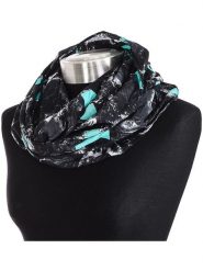 Buff Szal-koło w kolorze czarnym - 75 x 45 cm rozmiar: onesize. Czarne szaliki i kominy Buff, bez wzorów, z bawełny. Za 130.50 zł.