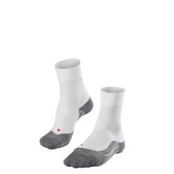 Skarpety damskie Falke RU4. Czerwone skarpetki Falke, bez wzorów. Za 89.00 zł.