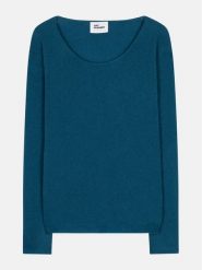 Just Cashmere Kaszmirowy sweter "Fiona" w kolorze niebieskim rozmiar: XL. Niebieskie swetry Just Cashmere, xl, bez wzorów, z kaszmiru, bez ramiączek. Za 349.73 zł.