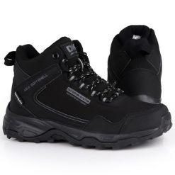 Buty damskie wysokie zimowe DK SAURON D. Czarne buty do biegania DK, na zimę, bez wzorów, z materiału, bez zapięcia, do biegania. Za 168.00 zł.