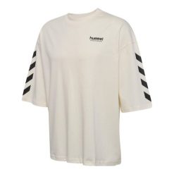 Oversized T-shirt Hummel Willy SW. Białe t-shirty Hummel, bez wzorów, sportowe, bez kołnierzyka, bez ramiączek. Za 181.50 zł.