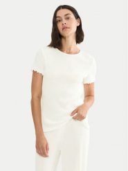 Triumph Koszulka piżamowa Mix & Match 10227214 Biały Regular Fit. Białe koszule nocne Triumph, bez wzorów, z syntetyku, bez kołnierzyka, bez ramiączek. Za 109.99 zł.