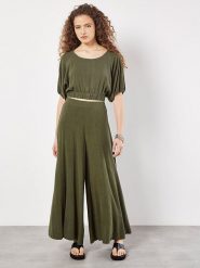 Apricot Spodnie w kolorze khaki rozmiar: XXL. Brązowe spodnie materiałowe Apricot, bez wzorów, z materiału. Za 86.99 zł.