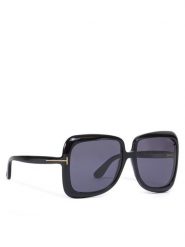 Tom Ford Okulary przeciwsłoneczne FT1156 01A Czarny. Czarne okulary przeciwsłoneczne TOM FORD, bez wzorów, z tworzywa sztucznego. Za 1,019.00 zł.