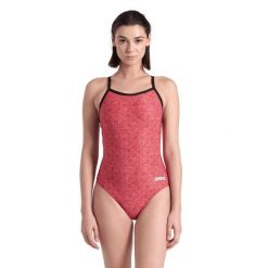 Strój Kąpielowy Arena Abstract Tiles Light Drop Back – Red Team – Rozmiar 32. Czerwone stroje jednoczęściowe Arena, bez wzorów, sportowe. Za 1,392.63 zł.