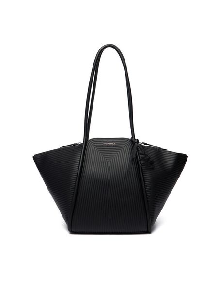 KARL LAGERFELD Torebka B1W30043 Czarny. Czarne torebki klasyczne KARL LAGERFELD, bez wzorów, ze skóry, bez dodatków. Za 1,199.00 zł.