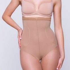 Rajstopy Gabriella Hight Shaper 20 den beige. Brązowe bielizna modelująca Gabriella, bez wzorów, z bawełny. Za 45.90 zł.
