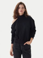 Karl Lagerfeld Jeans Bluza B1W20043 Czarny Relaxed Fit. Czarne bluzy Karl Lagerfeld Jeans, xl, bez wzorów, z bawełny, bez kaptura. Za 569.99 zł.