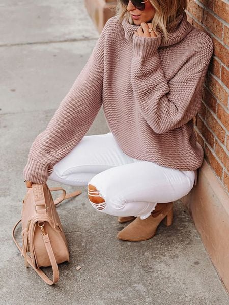 LA Angels Sweter w kolorze jasnoróżowym rozmiar: S. Różowe swetry LA Angels, s, bez wzorów, bez ramiączek. Za 148.96 zł.