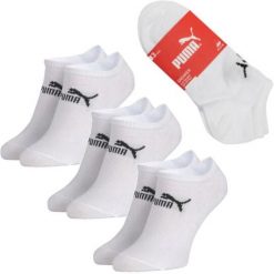 Skarpetki stopki dla dorosłych Puma sneaker. Białe skarpetki Puma, bez wzorów. Za 31.00 zł.