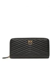 PINKO Portfel Ryder Zip Around PE 23 PCPL 100250 A0GK Czarny. Czarne portfele Pinko, bez wzorów, ze skóry. Za 899.99 zł.