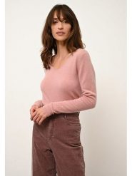Just Cashmere Kaszmirowy sweter "Joan" w kolorze jasnoróżowym rozmiar: S. Różowe swetry Just Cashmere, s, bez wzorów, z kaszmiru, bez ramiączek. Za 347.99 zł.