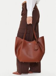 Guess Torebka Amorette HWBG78 98240 Brązowy. Brązowe torebki klasyczne Guess, z aplikacjami, ze skóry, bez dodatków. Za 719.99 zł.