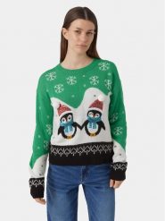 Vero Moda Sweter 10292664 Zielony Regular Fit. Zielone swetry Vero Moda, l, bez wzorów, z syntetyku, bez ramiączek. Za 159.99 zł.