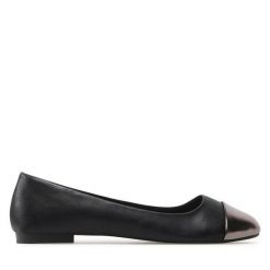 Baleriny ONLY Shoes. Czarne baleriny ONLY SHOES, bez wzorów, bez obcasa, bez zapięcia. Za 149.99 zł.
