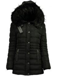 Canadian Peak Parka w kolorze czarnym rozmiar: M. Czarne płaszcze Canadian Peak, m, z aplikacjami, bez kaptura. Za 216.22 zł.