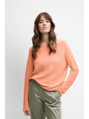 Cinque Sweter ''Ciella'' w kolorze pomarańczowym rozmiar: M. Pomarańczowe swetry Cinque, m, bez wzorów, ze splotem, bez ramiączek. Za 174.95 zł.