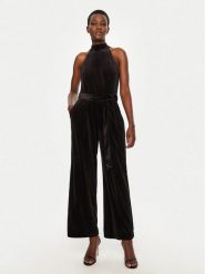 Gap Kombinezon 645193-00 Czarny Wide Leg. Czarne sukienki GAP, s, bez wzorów, z syntetyku, bez kołnierzyka, bez ramiączek. Za 189.99 zł.