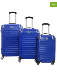 Geographical Norway 3-częściowy zestaw "Sourcing" w kolorze niebieskim rozmiar: onesize. Niebieskie walizki Geographical Norway. Za 347.99 zł.