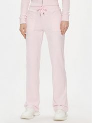 Juicy Couture Spodnie dresowe Del Ray JCAP180 Różowy Regular Fit. Czerwone spodnie dresowe Juicy Couture, bez wzorów, z dresówki. Za 599.99 zł.