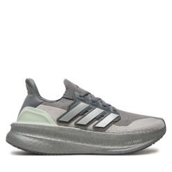 Buty do biegania adidas. Szare buty do biegania adidas, bez wzorów, bez zapięcia, do biegania. Za 849.99 zł.