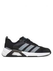 Adidas Buty na siłownię Dropset Control JS3037 Czarny. Czarne buty treningowe adidas, bez wzorów, z materiału, bez zapięcia, na fitness i siłownię. Za 399.99 zł.