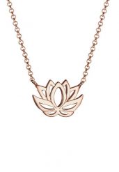 Elli Damska zawieszka Kwiat Lotosu w srebrze próby 925 Sterling Silver Naszyjniki 1 ct Damski. Szare naszyjniki Elli, z materiału, srebrne. Za 283.99 zł.