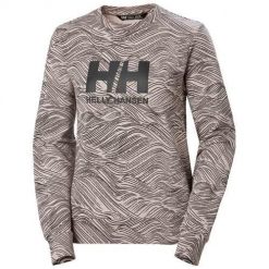Bluza sportowa damska Helly Hansen Hh Logo Crew Sweat Graphic 2. Brązowe bluzy bez kaptura Helly Hansen, l, bez wzorów, bez kaptura. Za 424.00 zł.