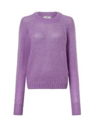 IPURI Sweter z dzianiny Kobiety lila, M. Swetry IPURI, m, bez wzorów, z dzianiny, bez ramiączek. Za 299.95 zł.