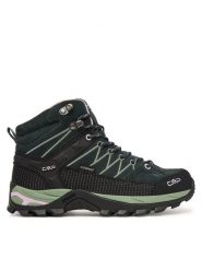 CMP Trekkingi Rigel Mid 3Q12946 Zielony ciemny. Zielone buty trekkingowe CMP, ze skóry, bez zapięcia. Za 529.99 zł.