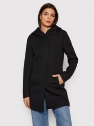 ONLY Płaszcz przejściowy Sedona 15142911 Czarny Regular Fit. Czarne płaszcze ONLY, l, bez wzorów, z syntetyku, bez kaptura. Za 199.99 zł.